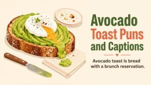 Avocado Toast Puns and Captions