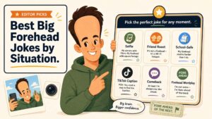 Editor Picks: Best Big Forehead Jokes by Situation