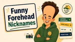 Funny Big Forehead Nicknames