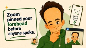 Clever Big Forehead Jokes for Photos, Face ID, and Zoom