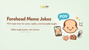 Funny Big Forehead Jokes Meme