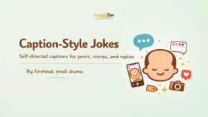 Instagram Caption-Style Forehead Jokes