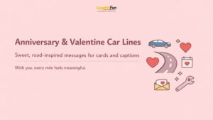 Anniversary / Valentine card lines