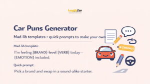 Car Puns Generator