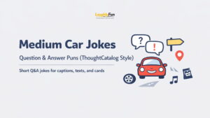 Medium jokes (question/answer style, like ThoughtCatalog format)