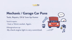 Mechanic / Garage Car Puns