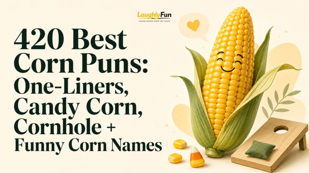 420 Best Corn Puns: One-Liners, Candy Corn, Cornhole + Funny Corn Names