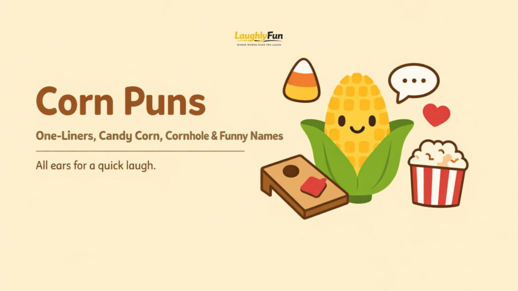 255+ Corn Puns: One-Liners, Candy Corn, Cornhole + Funny Corn Names (Copy & Paste)