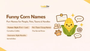 Funny Corn Names (Pun-Names)