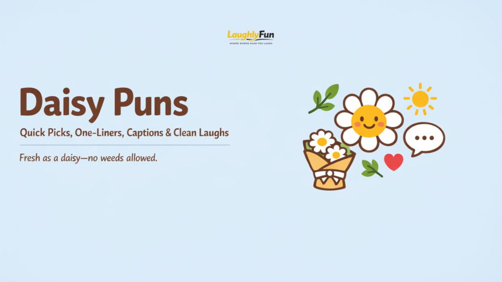 285+ Daisy Puns & Daisy Flower Puns for Instagram Captions (Funny, Cute, Short & Clean)