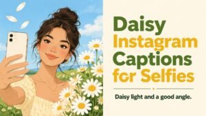 Daisy Instagram Captions for Selfies
