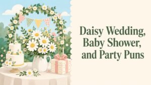 Daisy Wedding, Baby Shower, and Party Puns