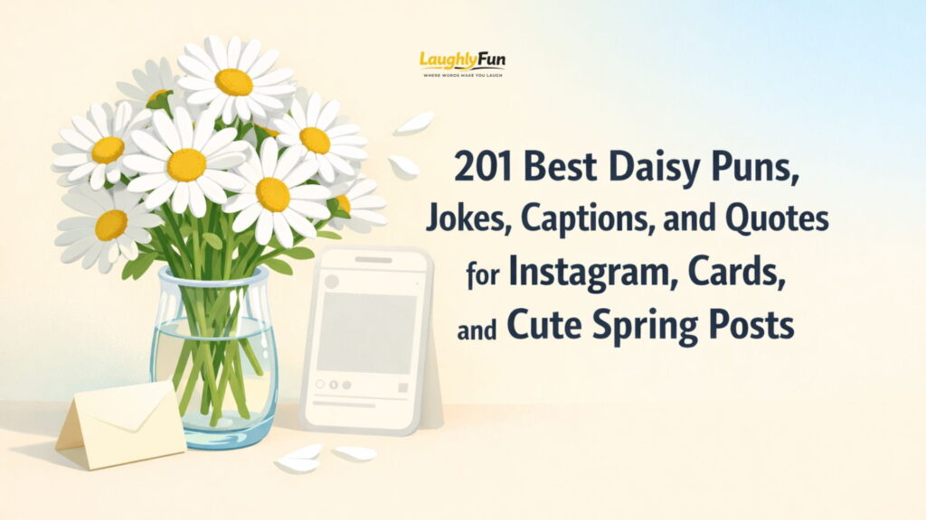 201 Best Daisy Puns, Jokes, Captions, and Quotes for Instagram, Cards, and Cute Spring Posts