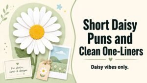 Short Daisy Puns and Clean One-Liners
