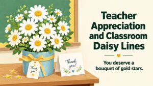 Teacher Appreciation and Classroom Daisy Lines