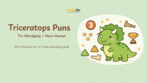 Triceratops Puns (Horn/‘Tri’ Wordplay Trope)