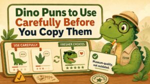 Dino Puns to Use Carefully Before You Copy Them