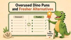 Overused Dino Puns and Fresher Alternatives