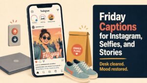 Friday Captions for Instagram, Selfies, and Stories