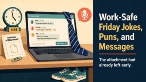 Work-Safe Friday Jokes, Puns, and Messages