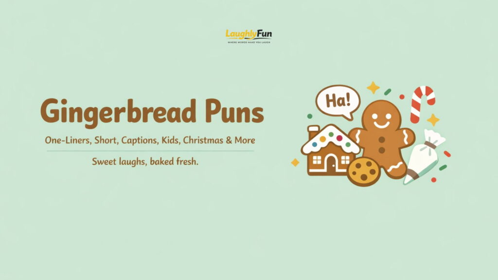 400+ Best Gingerbread Puns (One-Liners, Short, Captions, Kids, Christmas, Gingerbread House, Gingerbread Man)