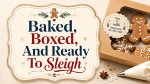 Gingerbread Puns for Bakers, Bakery Packaging & Holiday Menus