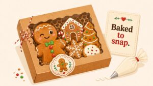 Gingerbread Puns for Bakers, Bakery Packaging & Holiday Menus