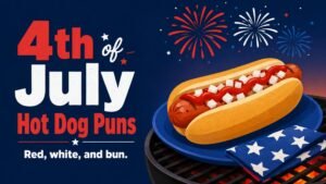 4th of July Hot Dog Puns