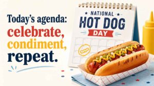 National Hot Dog Day Captions