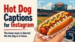 Hot Dog Captions for Instagram