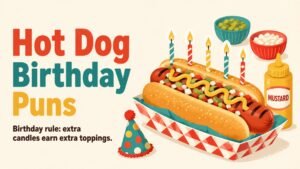 Hot Dog Birthday Puns