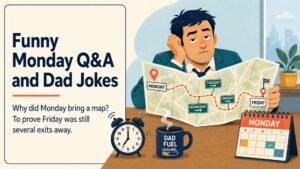 Funny Monday Q&A and Dad Jokes