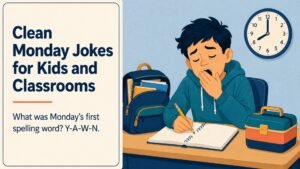 Clean Monday Jokes for Kids and Classrooms