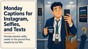 Monday Captions for Instagram, Selfies, and Texts