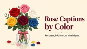 Rose Captions by Color