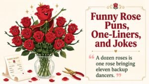 Funny Rose Puns, One-Liners, and Jokes