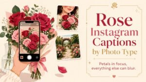 Rose Instagram Captions by Photo Type