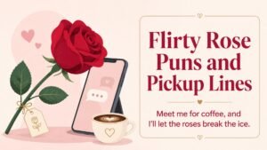 Flirty Rose Puns and Pickup Lines