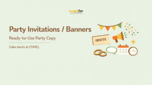 For Party Invitations / Banners (25)
