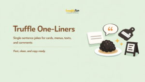Truffle Puns One-Liners (Single-Sentence Jokes)