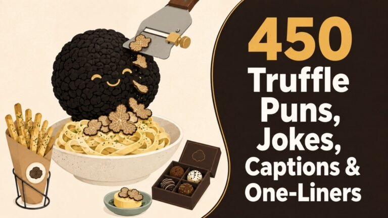 450 Truffle Puns, Jokes, Captions & One-Liners