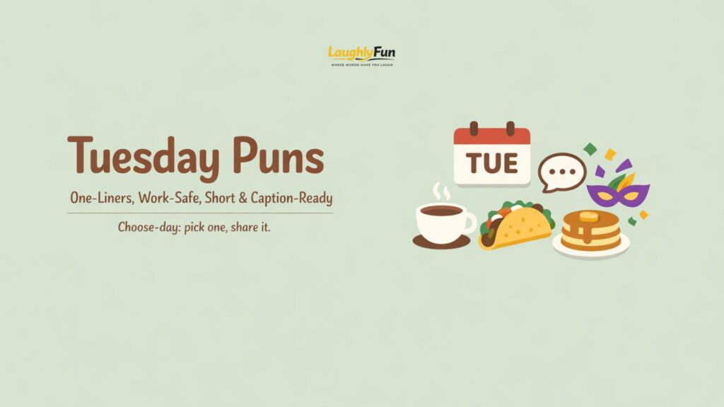 445+ Best Tuesday Puns (Work, One-Liners, Taco Tuesday, Fat Tuesday, and Pancake Tuesday)