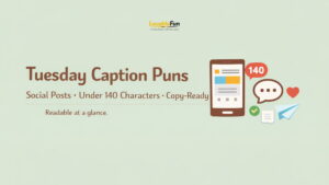 Tuesday Caption Puns (Social Posts)