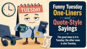 Funny Tuesday One-Liners and Quote-Style Sayings