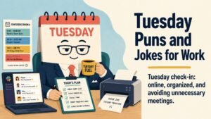 Tuesday Puns and Jokes for Work
