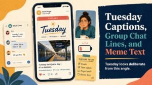Tuesday Captions, Group Chat Lines, and Meme Text