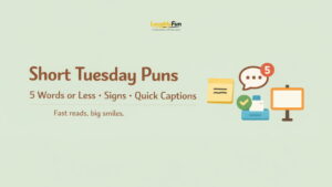 Short Tuesday Puns (5 Words or Less)