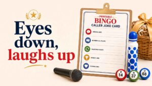 Printable Bingo Caller Joke Card