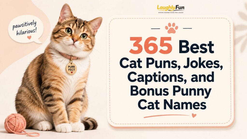 365 Best Cat Puns, Jokes, Captions, and Bonus Punny Cat Names