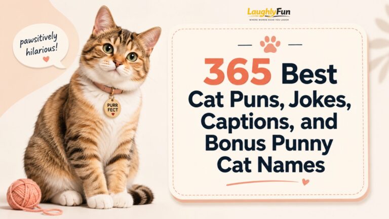365 Best Cat Puns, Jokes, Captions, and Bonus Punny Cat Names